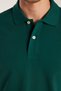 Men's Slim Fit Slim Fit 100% Cotton Green Polo Neck T-Shirt - 3