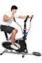 4-in-1 Orbitrac Elliptical Trainer EM-1132, Exercise Bike with Twister, Dumbbells & LCD - 5