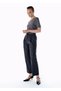 Striped Wool Blend Trousers Gray - 4