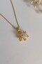 Rotating Snowflake 316L Steel Necklace Stylish Trend Design Women's Necklace - 2