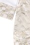 Tuğra Patterned Ecru Gold Şehzade Baby Boy Mevlüt Jumpsuit - 6
