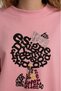 Girl's 7855 Letter Cat Printed 2 Thread Sweat - 3