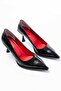 Women's Stiletto Pointed Toe Crocodile 7cm Heeled Shoes