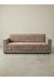 Non-Slip Base Thai Feather Sofa Bed, Armchair, Sofa Cover (BEIGE COLOR)(175X210CM)