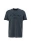 Herren T-Shirt - Basic, Logoprint, Rundhals, Baumwolle