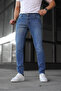Men's Slim Fit Lycra Jeans Straight Nail Blue