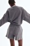 Washed cotton sweatshorts - 3