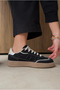 Women's Sports Shoes Black Suede - 4