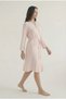 Women's Pajamas with Piping and Belt 865 - 3