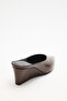Heels 2518 - Low-Cut Pointed Toe Bitter Brown Women's Heels - 5