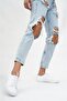 Genuine Leather White Women's Leather Casual Shoes Trc-0503 - 4