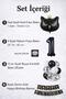 1 Year Old Cat Themed Birthday Balloon Set – Black Concept - 2