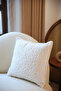 Labyrinth Ecru Throw Pillow Cover (45X45) - 3