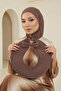 Ninja Bone Turban with Detachable Bow on the Back, S-5, Chocolate - 2