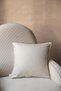Serrated Throw Pillow Cover Ecru-Cream (45X45) - 6