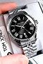 Men's Wristwatch 3 Atm Waterproof Silver Color Steel Strap - 3
