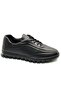 Ruff Genuine Leather Orthopedic Women's Casual Shoes Black - 3