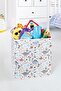 Dinosaur Large Size Toy Box with Lid for Children's Room 40X40X45Cm