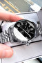 Men's Wristwatch 3 Atm Waterproof Silver Color Steel Strap - 2