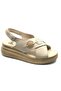 Hazzel Genuine Leather Comfort Orthopedic Women's Sandals Beige - 3