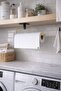 Gold Roll Towel Holder Napkin Holder Adhesive Practical Bathroom Kitchen Hanger Paper Roll Towel Holder - 3