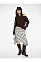 Slim Fit Long Sleeve Boat Neck Knitwear Off-The-Shoulder Sweater - 2
