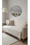 Ecru Cotton Woven Non-Slip Textured Sofa Cover-Decorative Tufted Sofa Wrap&Pikee175X215 - 4