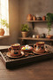 Terra Felice Iconico Red Glazed Special Handmade Emojili Earth Turkish Coffee Cup - 4