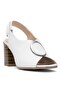 Nobilis Genuine Leather Comfort Orthopedic Women's Sandals White - 3