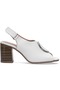 Nobilis Genuine Leather Comfort Orthopedic Women's Sandals White - 2