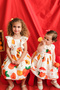 Sweet Fruit Girl's Dress with Bow on the Back - 7