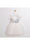 Silver Angel Girl's Dress with Angel Wings - 2