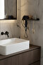Wall Mounted Bathroom Organizer Hanging Hair Dryer Holder - 5