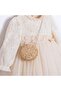 Perla Tutu Skirted Bag Accessory Ecru Girls' Dress - 5