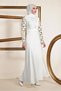Sleeve Pul Payet and Fringed Dress 4891 - 2