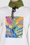 Printed Elastic Waist Skirt Track Suit 43691 - 4