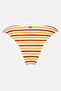 Women Stripe Bikini Bottom, Multicolor - 2