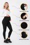 Belly Moon Thermal Shapewear Warm Stretchy Adjustable Waist Winter Maternity Leggings