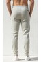 Men's Slim Fit Sweatpants – Cotton Fabric, Zippered Pocket, Rib Cuff - 5