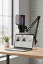 USB Rgb Condenser Microphone + Boom Arm Stand Set |   Noise Reduction with Mute Button - 8