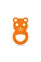 Soft Teether Orange Teddy Bear