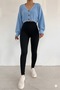 Flexible Shaping Women's Black Leggings - Fits snugly, supports and shapes the body! - 2