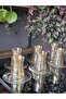 Handmade Crystal Elizabet Amber Lustered 24K Gold Embellished 12 Piece Presentation Tea Set - 2