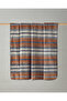 Bold Stripe Acrylic Cotton Double Blanket 200X220 cm Anthracite