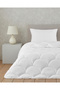 Softy Microfiber Single Pillow Quilt Set 155X215 cm White - 2