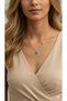 Stainless Steel Necklace, Antiallergic, with Heart Figure (2 Years Importer Warranty)