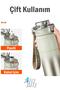 TKK 500 ML Comfortable Steel Thermos for Dual Use - With Straw/Insulation -12/24 Hot-Cold - 3