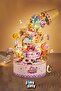 Loz Led Music Box Cake 909 Pieces Toy Construction Set Fflz-1953 - 3