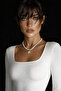 Women's Square Neck Snap Body Be164