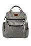 Luxury Mother Baby Care Bag - Gray Backpack - 4